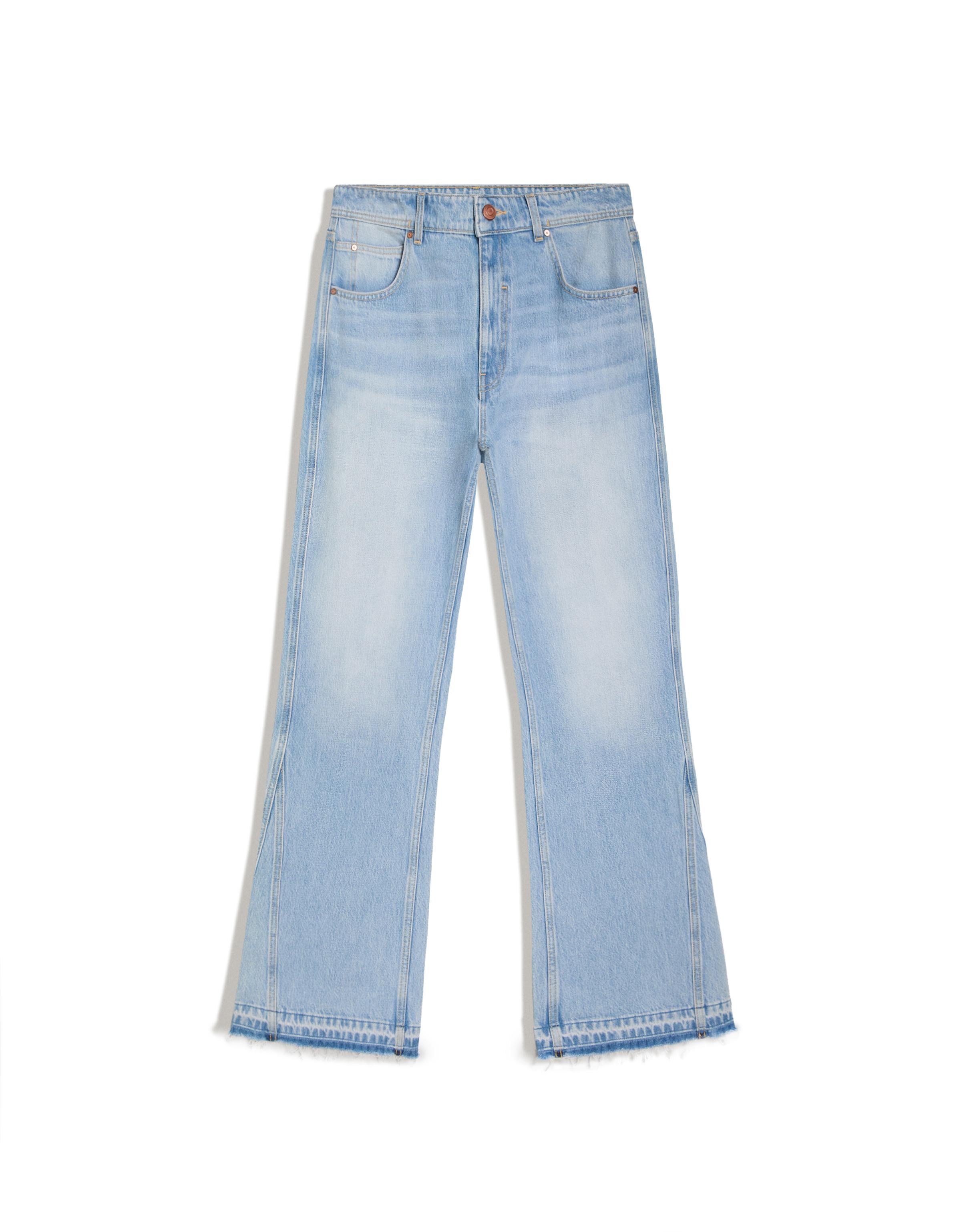 Straight flared jeans — Light blue