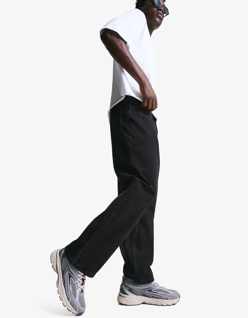 Baggy Jeans-Schwarz-1