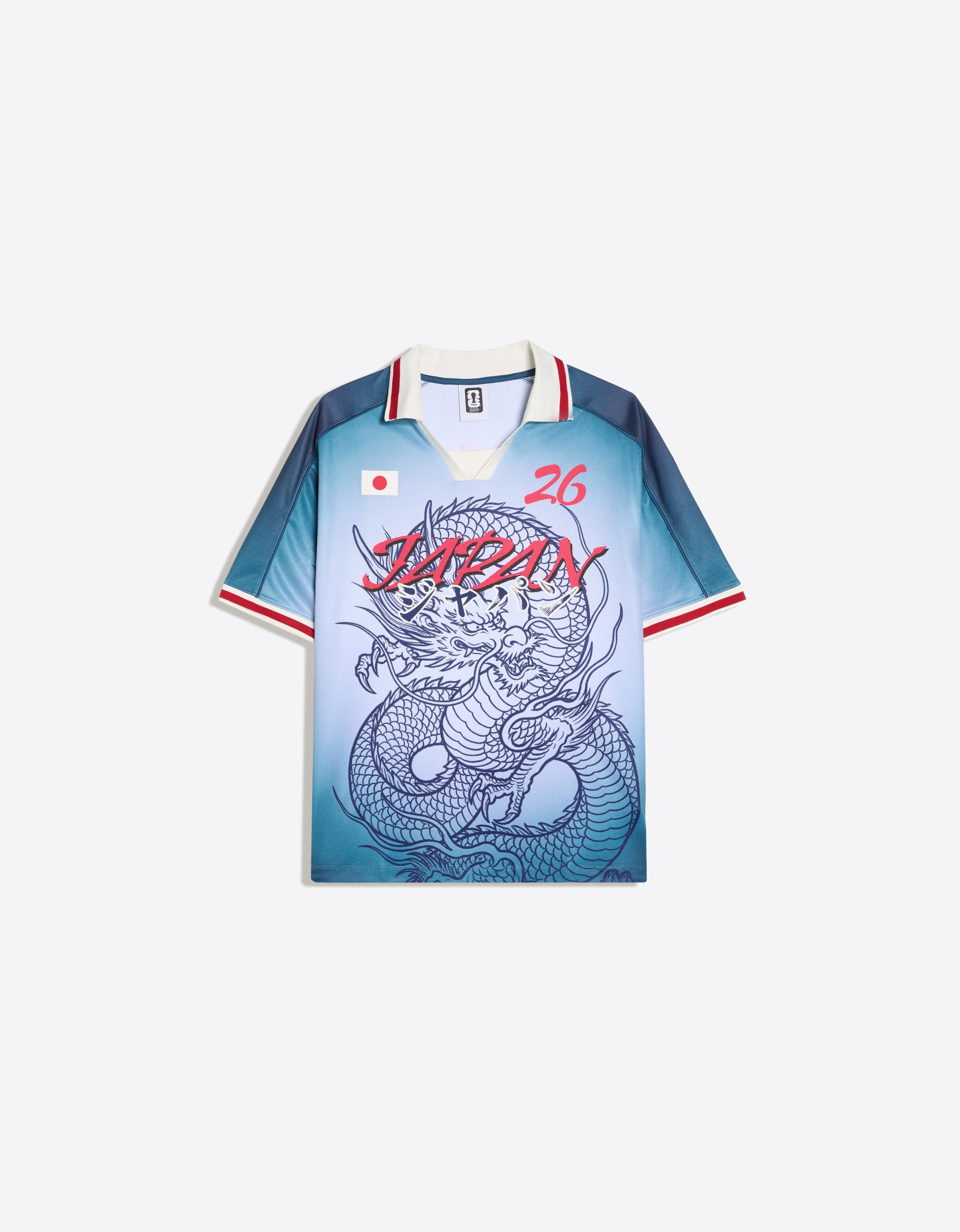 FIFA WORLD CUP™ Japan oversize polo shirt — Blue