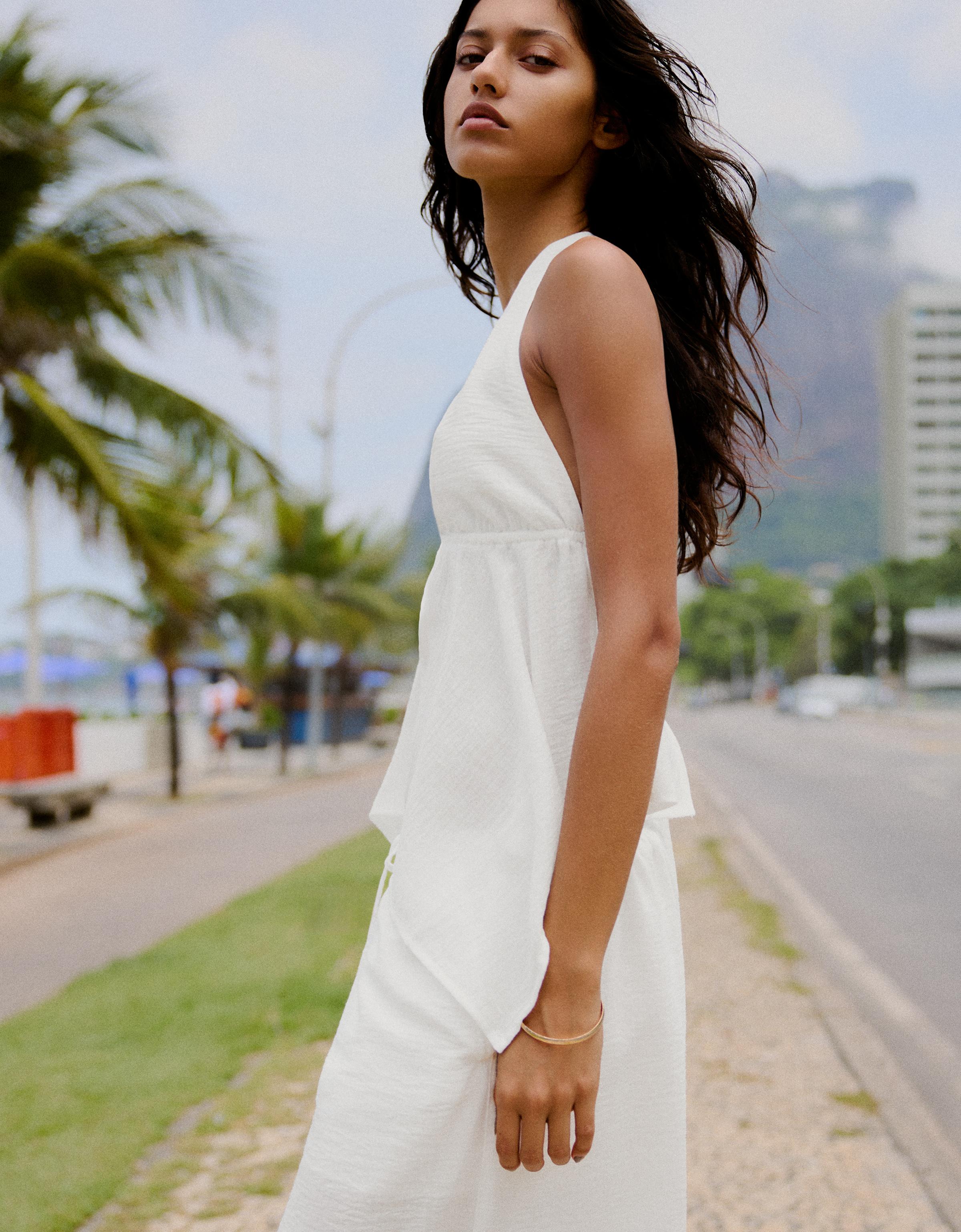 Halter yaka bağlamalı top - Görsel 16