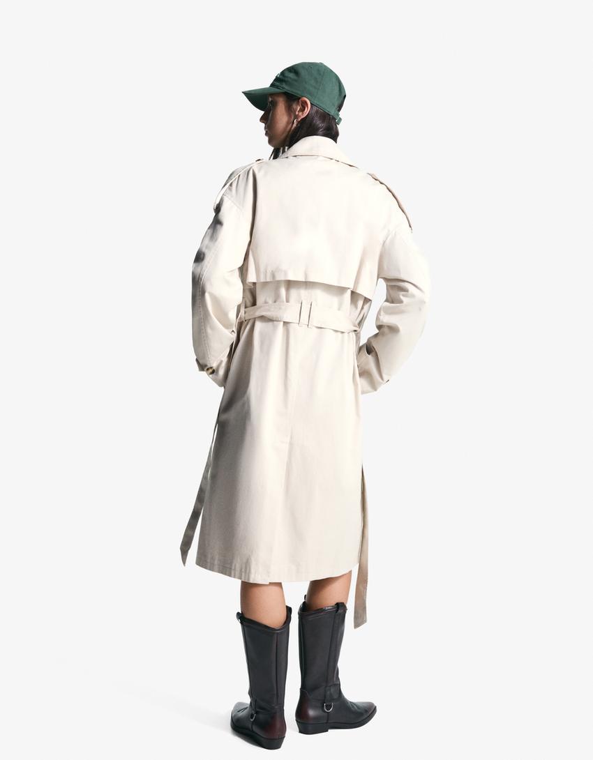Trench coat-Stone