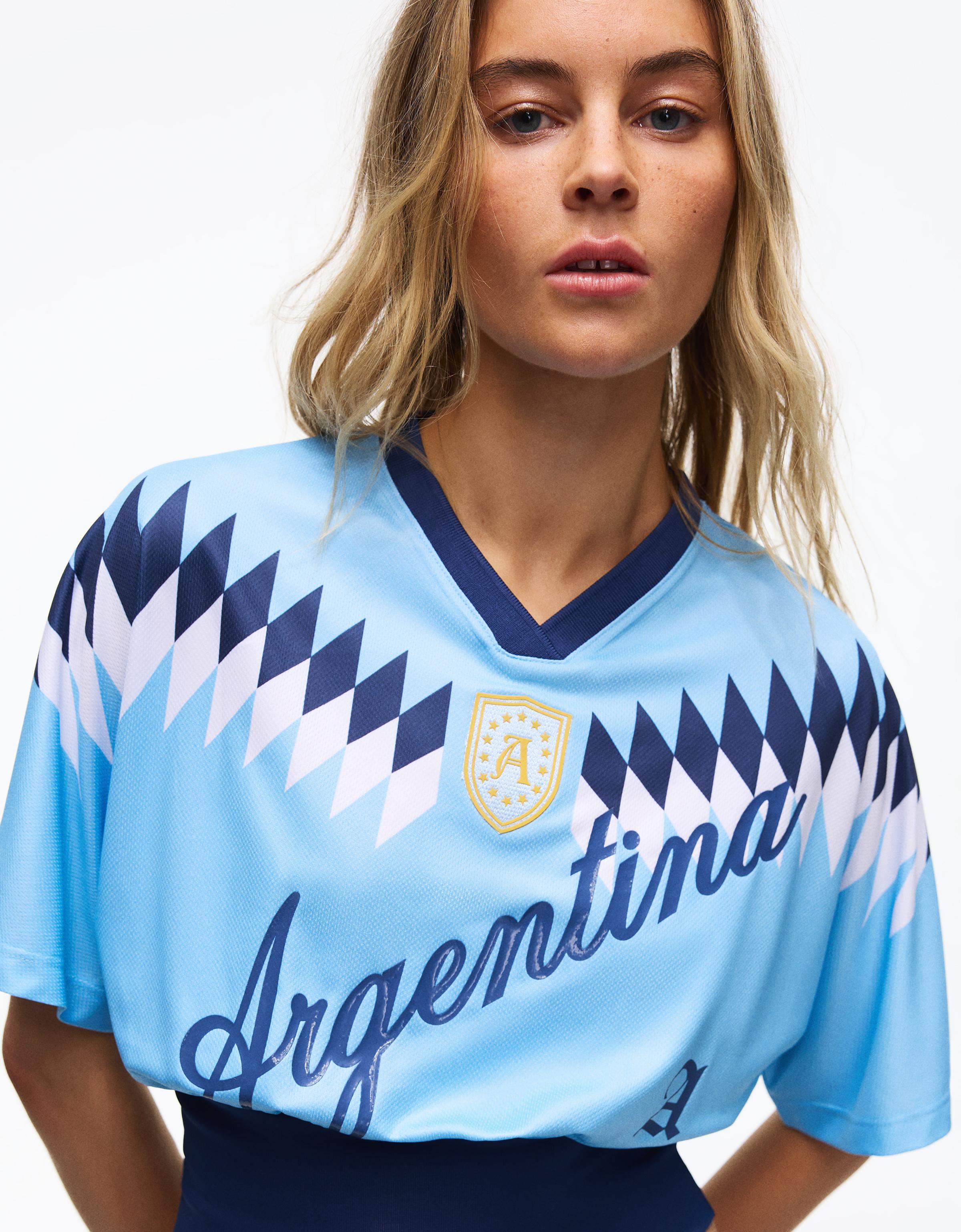 Argentina FIFA WORLD CUP™ sash T-shirt — Light blue