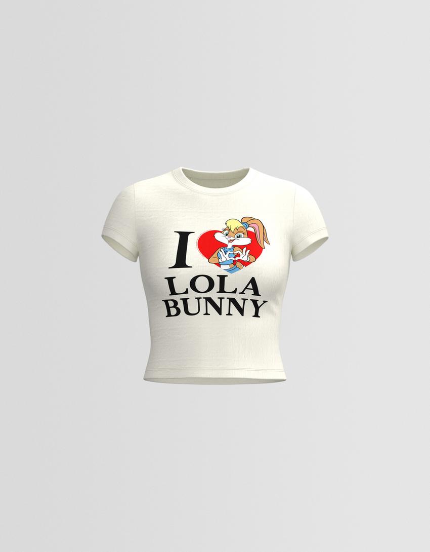 Tricou Looney Tunes mânecă scurtă-Alb murdar-3