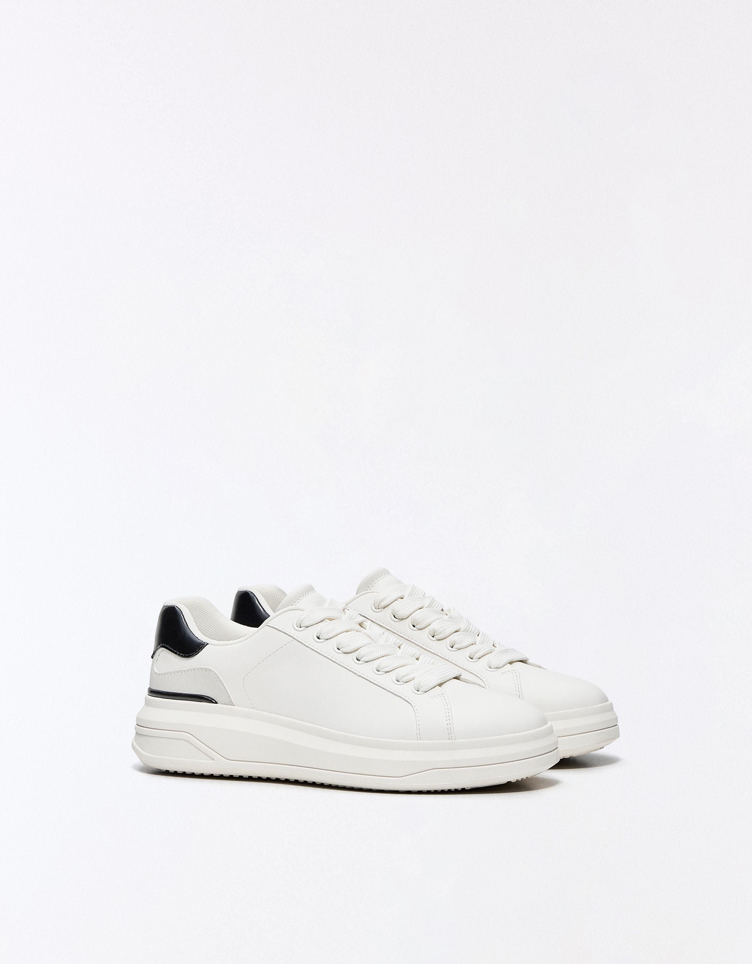Chunky sole trainers — WHITE