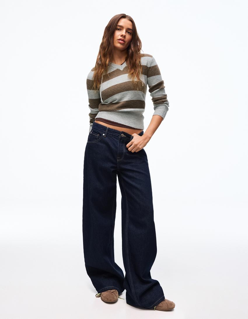 سويتر بطبعة بغطاء رأس-رمادي