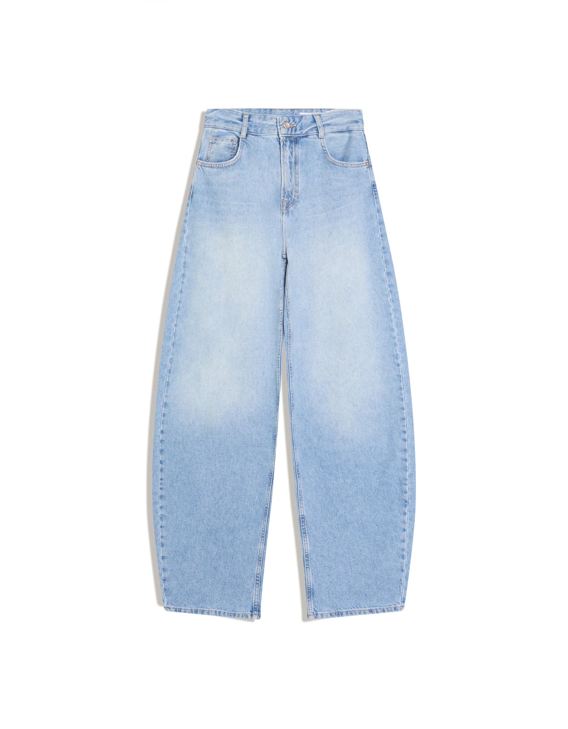 Yüksek bel barrel fit jean - Görsel 16