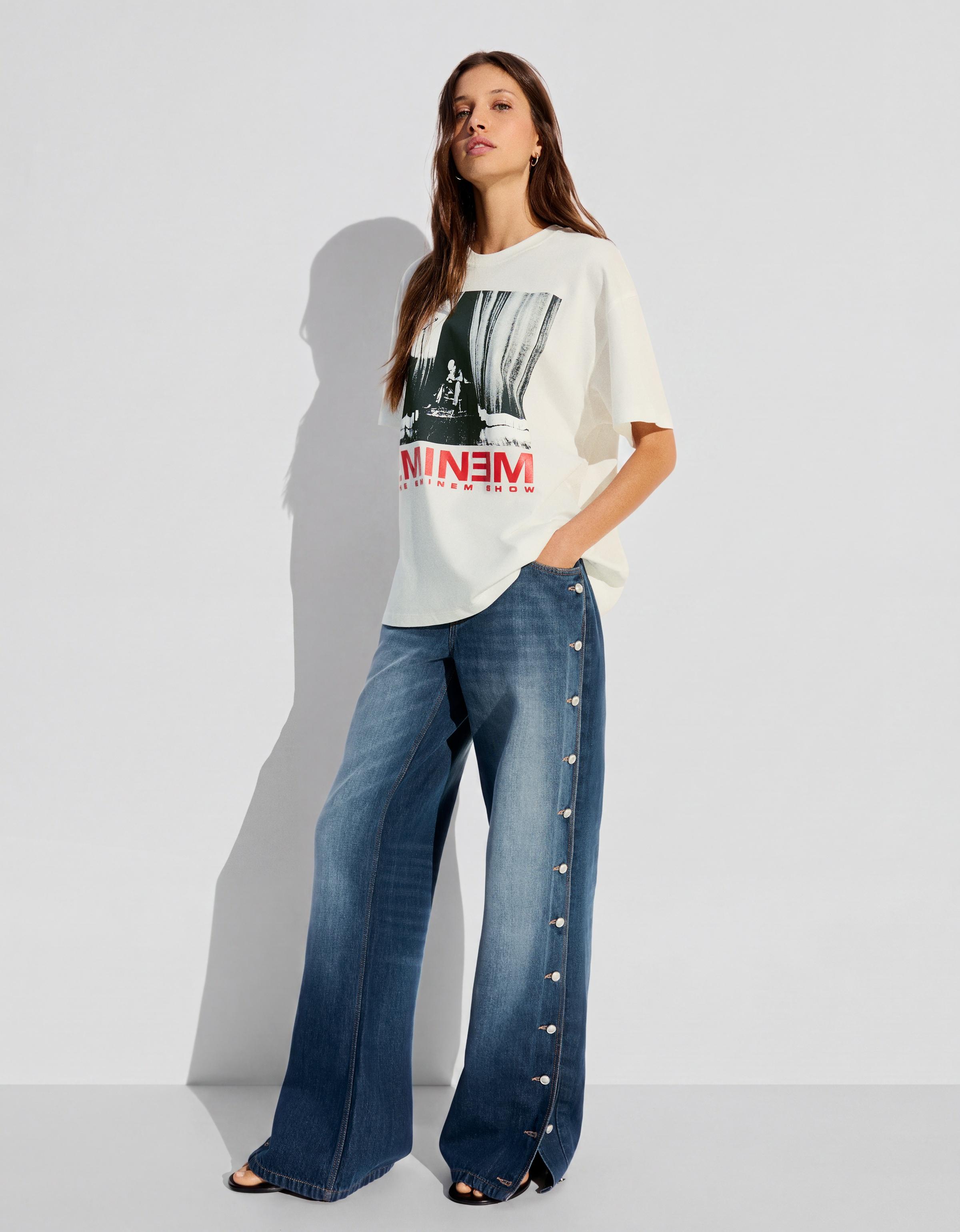 Oversize EMINEM T-shirt — Off white