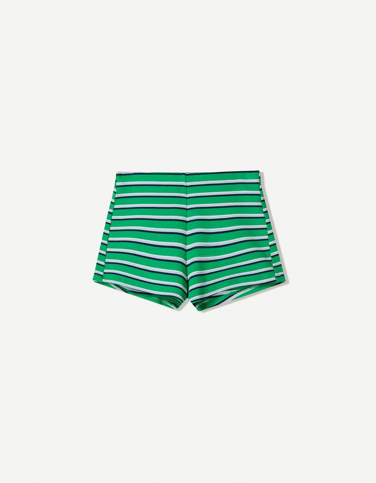 Striped rustic shorts