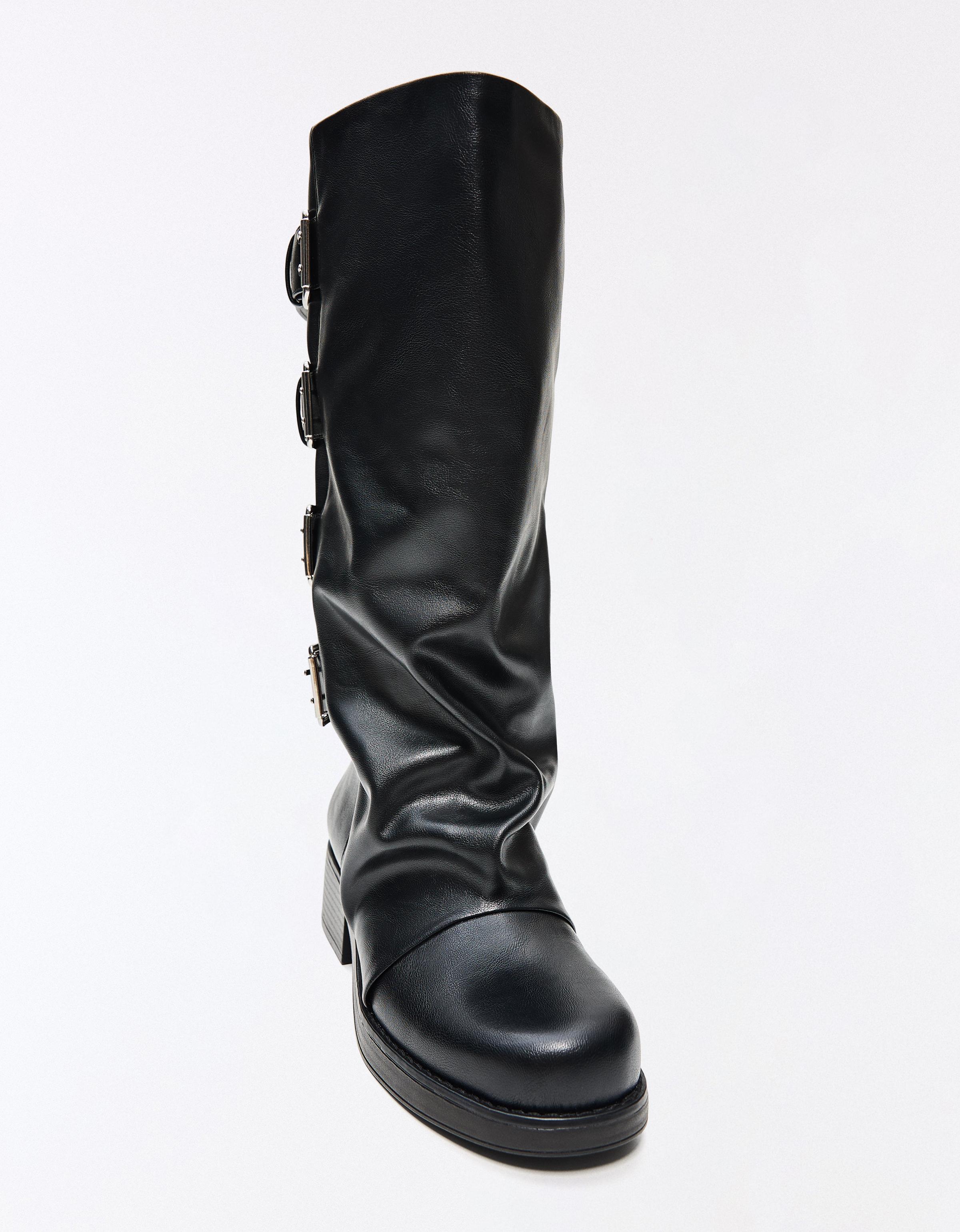 Biker boots — BLACK