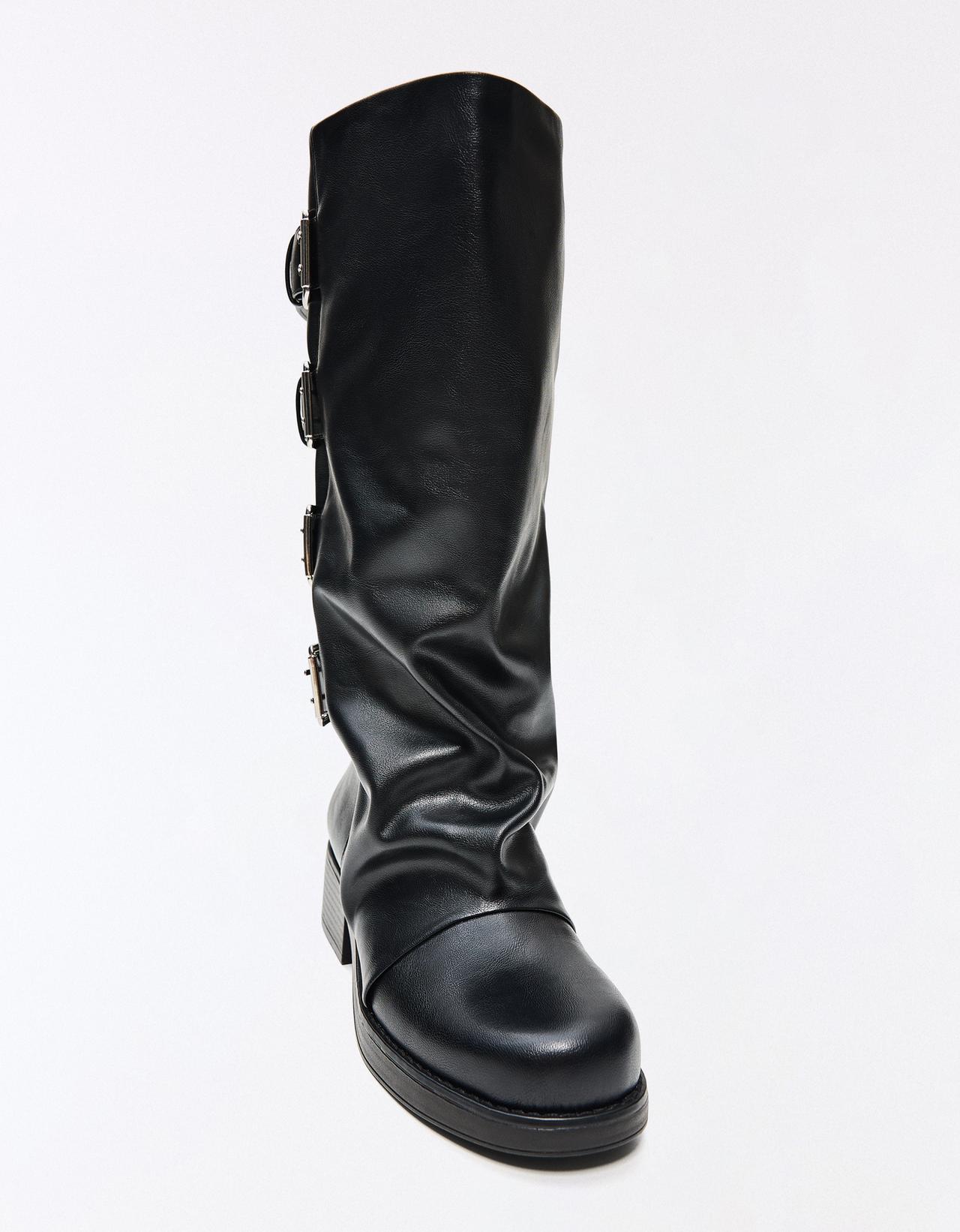 Biker boots — BLACK