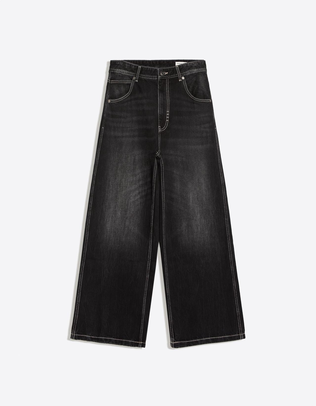 Baggy skater jeans — Black