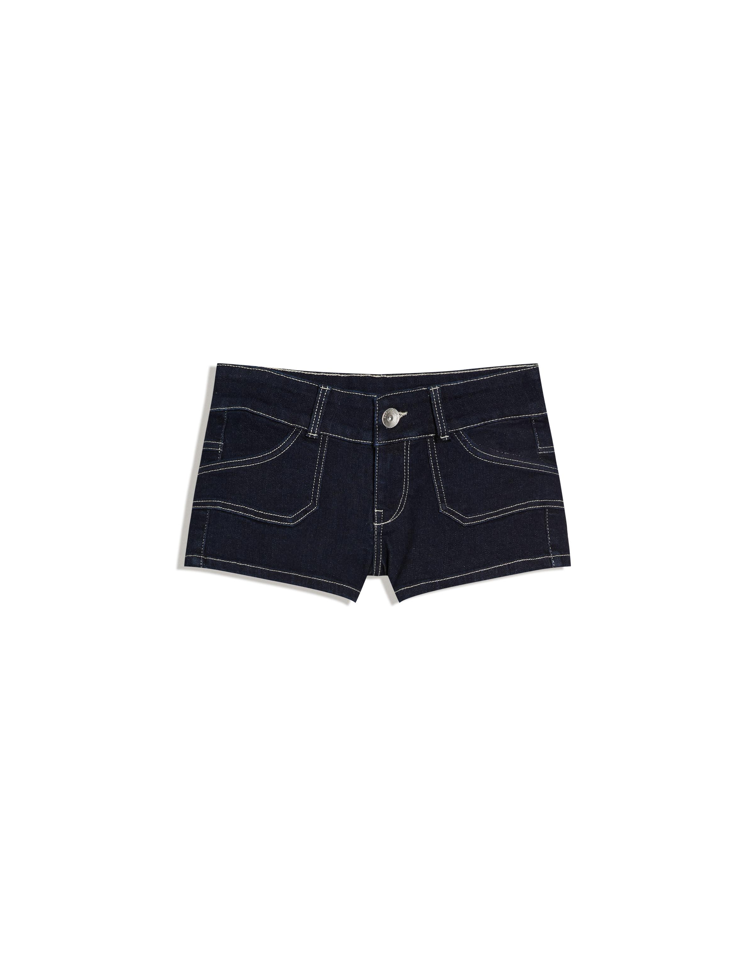 Mini denim şort - Görsel 19