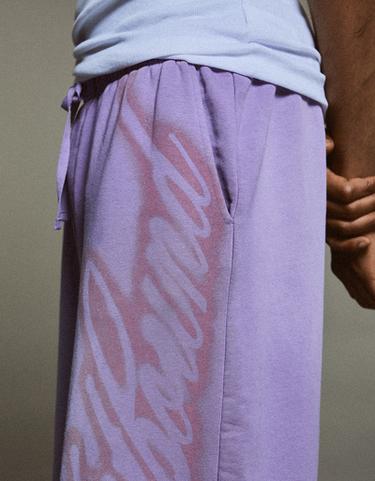 Jersey jort Bermuda shorts — Violet 4