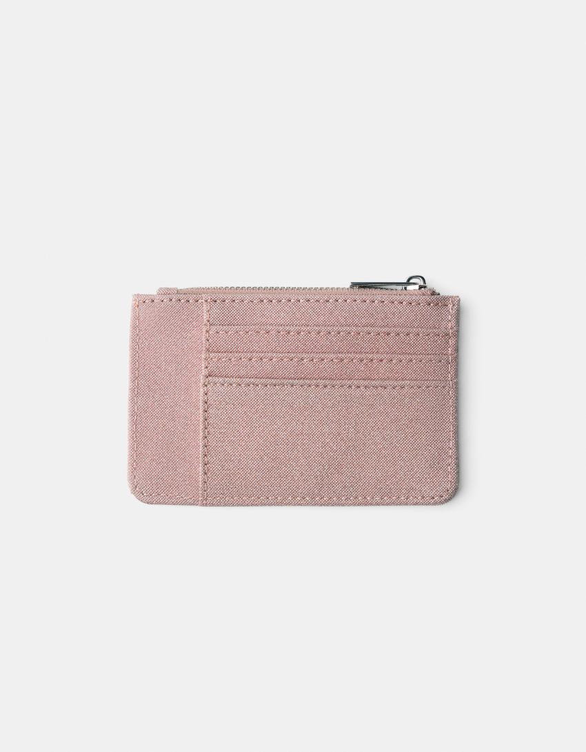 Skimrende kortholder-Rosa-1