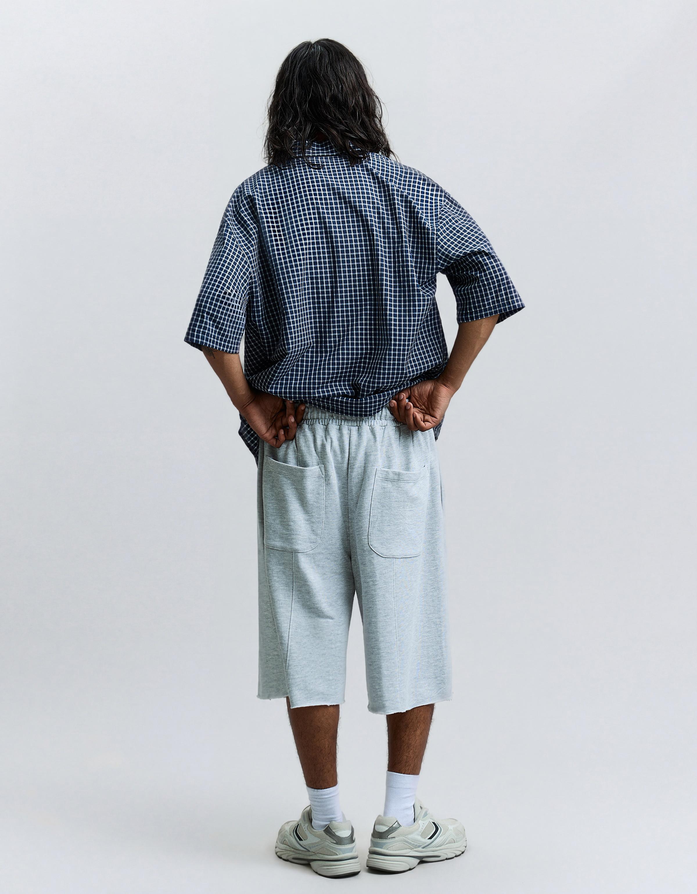 Jogger Bermuda shorts — Grey