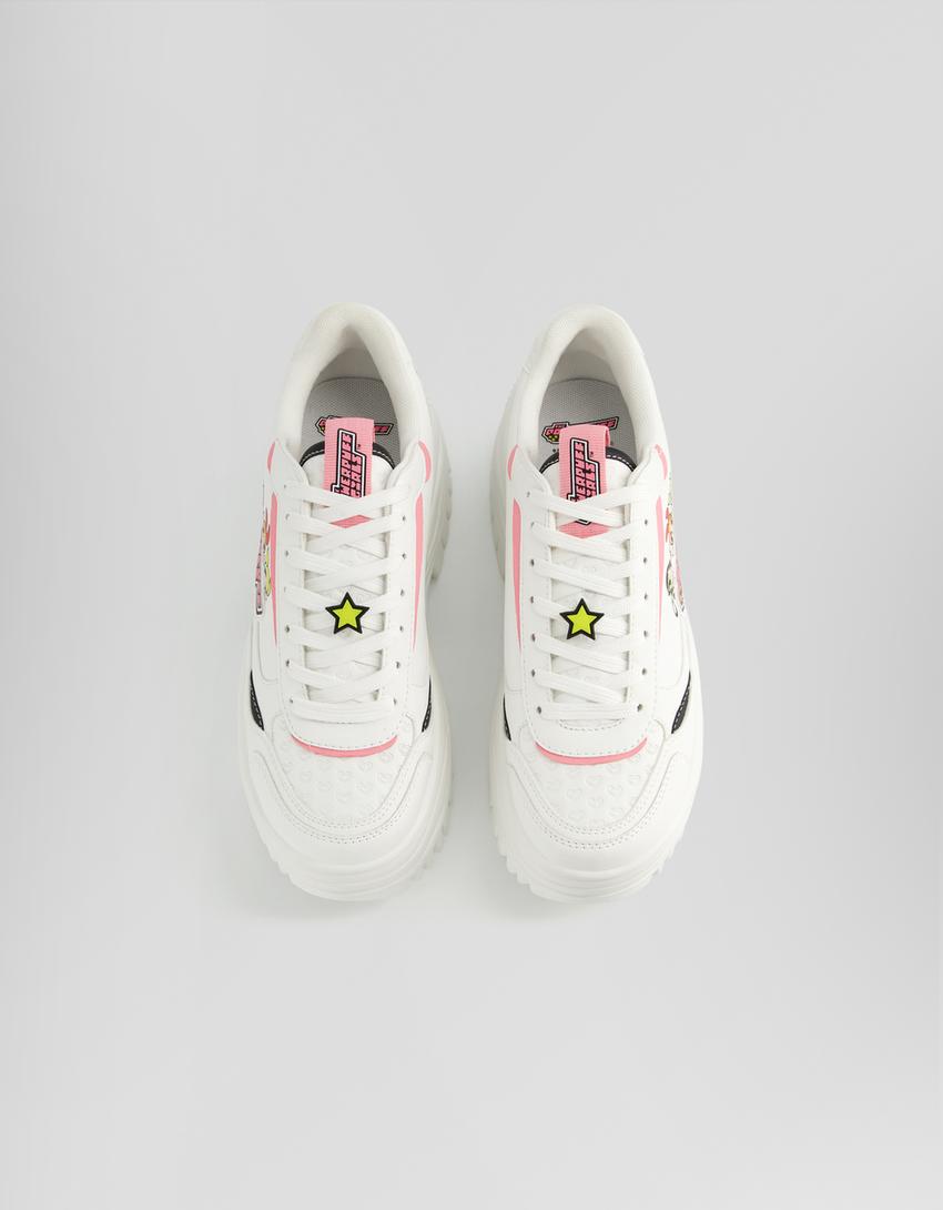 Sneakers volume Les Super Nanas-Blanc-5