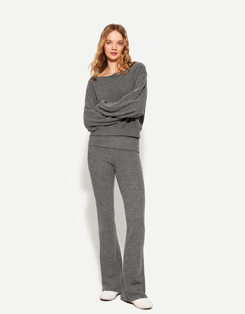 Asymmetrische soft touch trui Truien en vesten BSK Teen Bershka