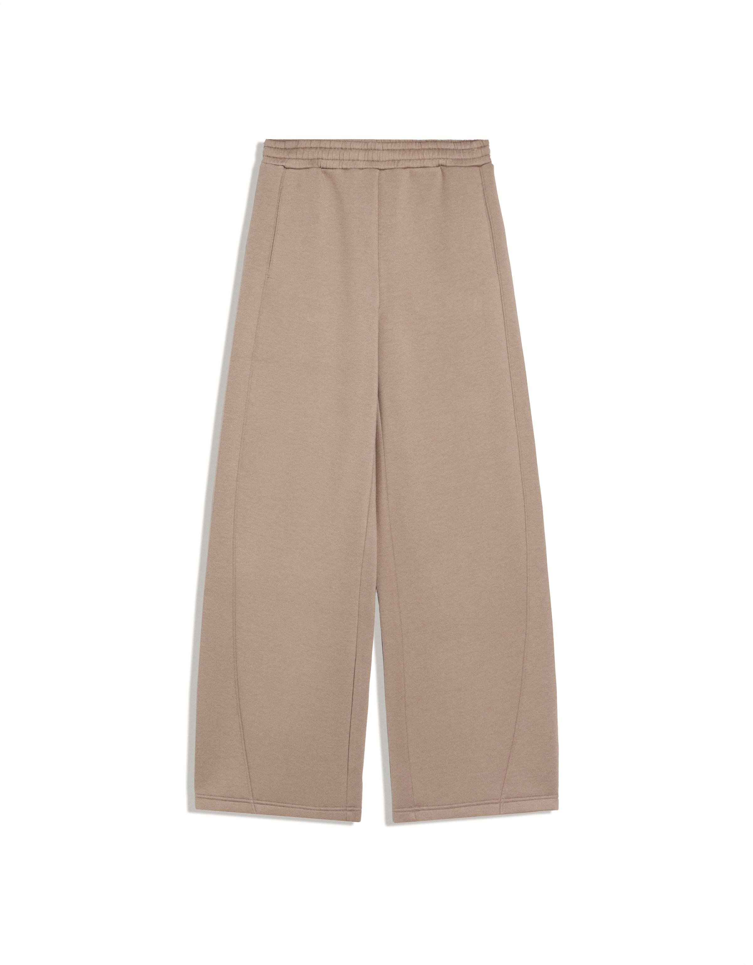 Bershka Scuba dokuma barrel fit pantolon görsel 2