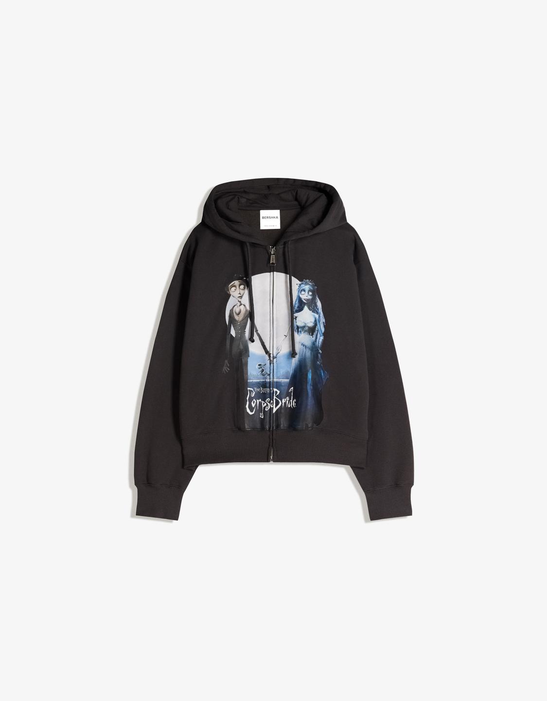 Corpse Bride print hoodie