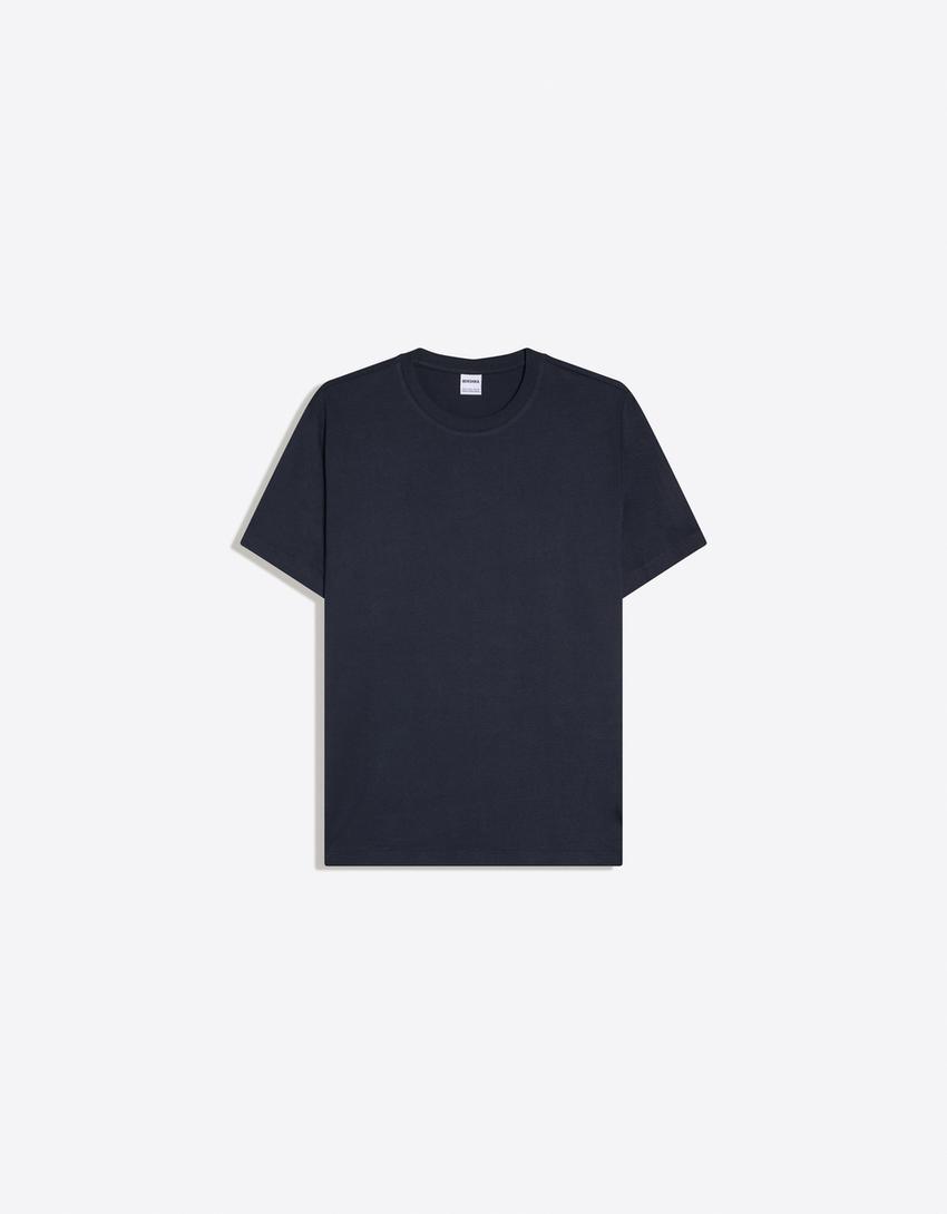 Regular fit T-shirt-Navy