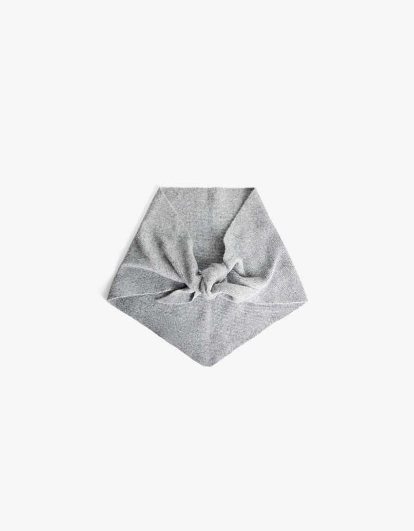 Pañoleta punto-Gris