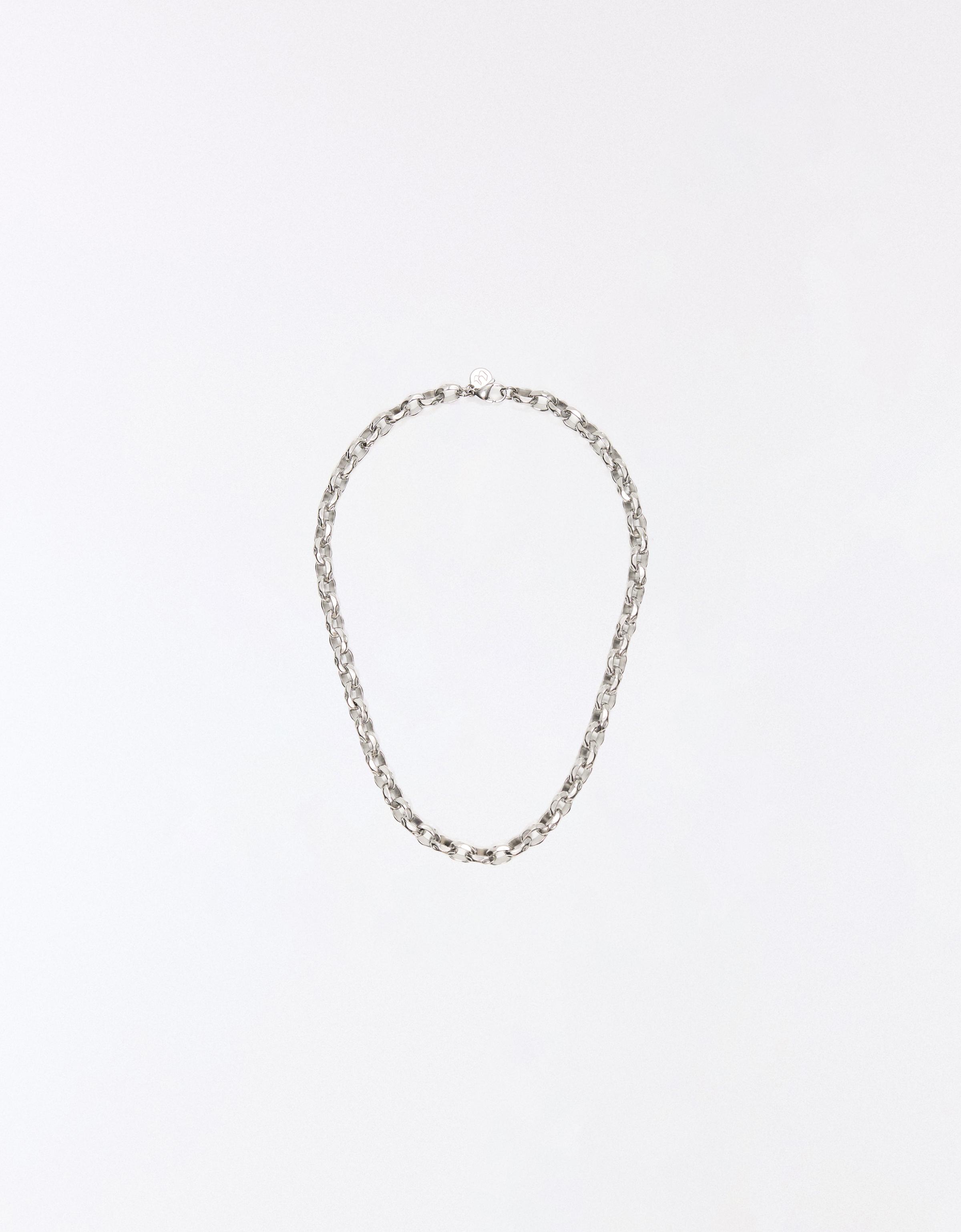 Steel link chain — Silver