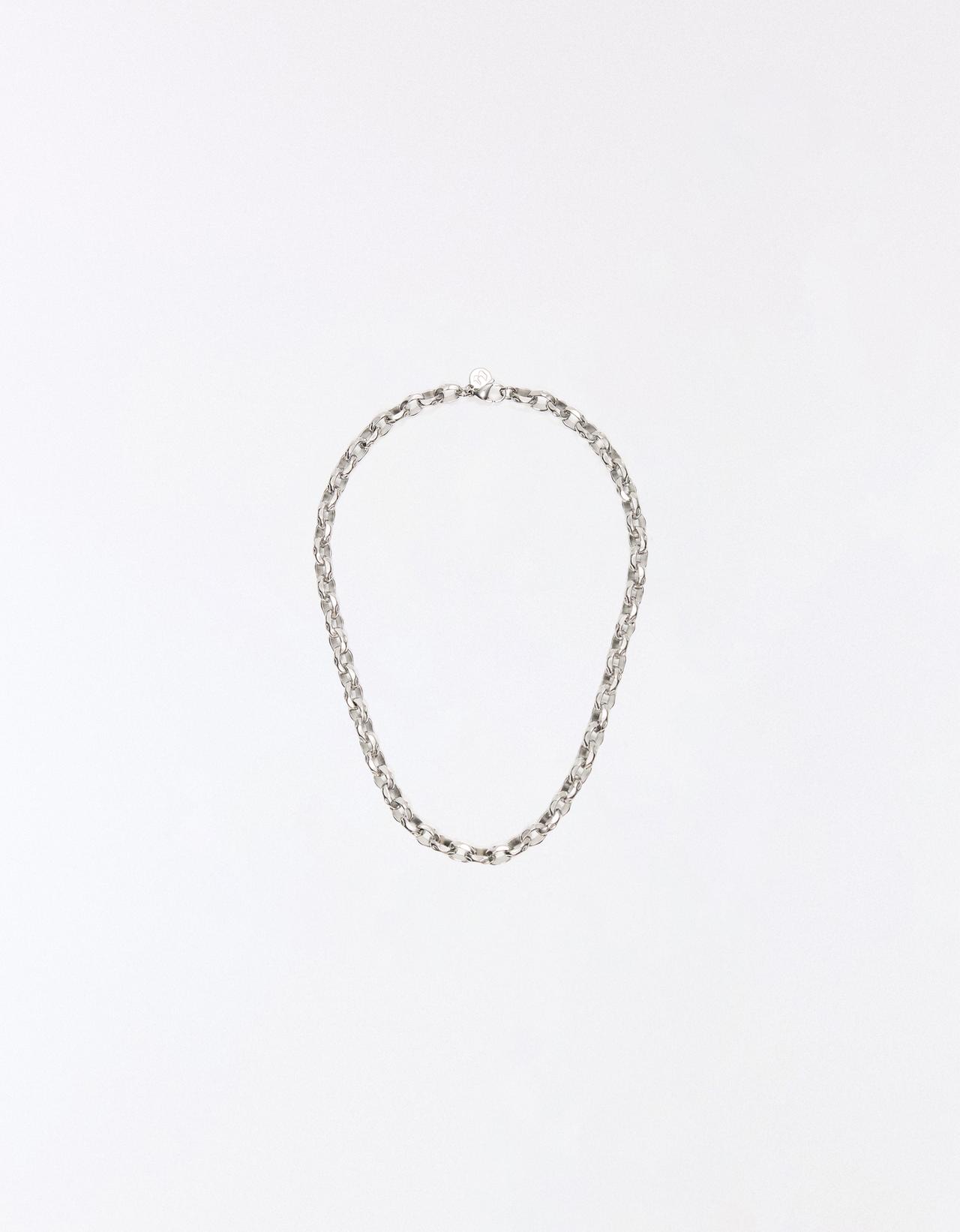 Steel link chain — Silver