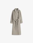 Long turtleneck coat