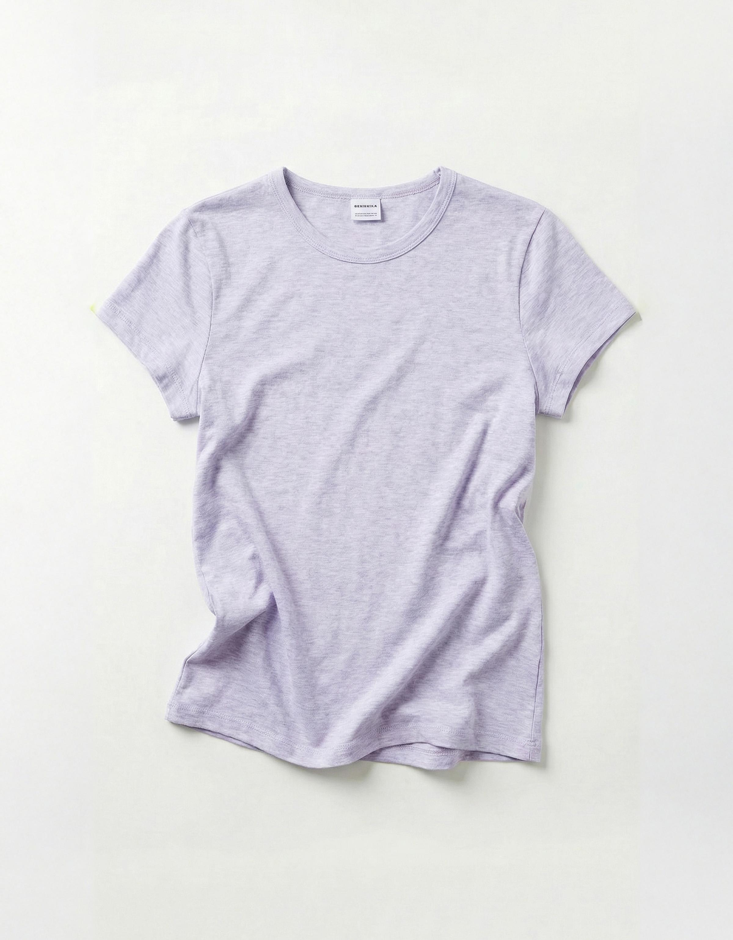 Kısa kollu bisiklet yaka tişört - Görsel 150