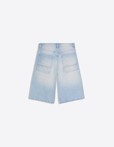 Skater denim Bermuda shorts — Light blue 6