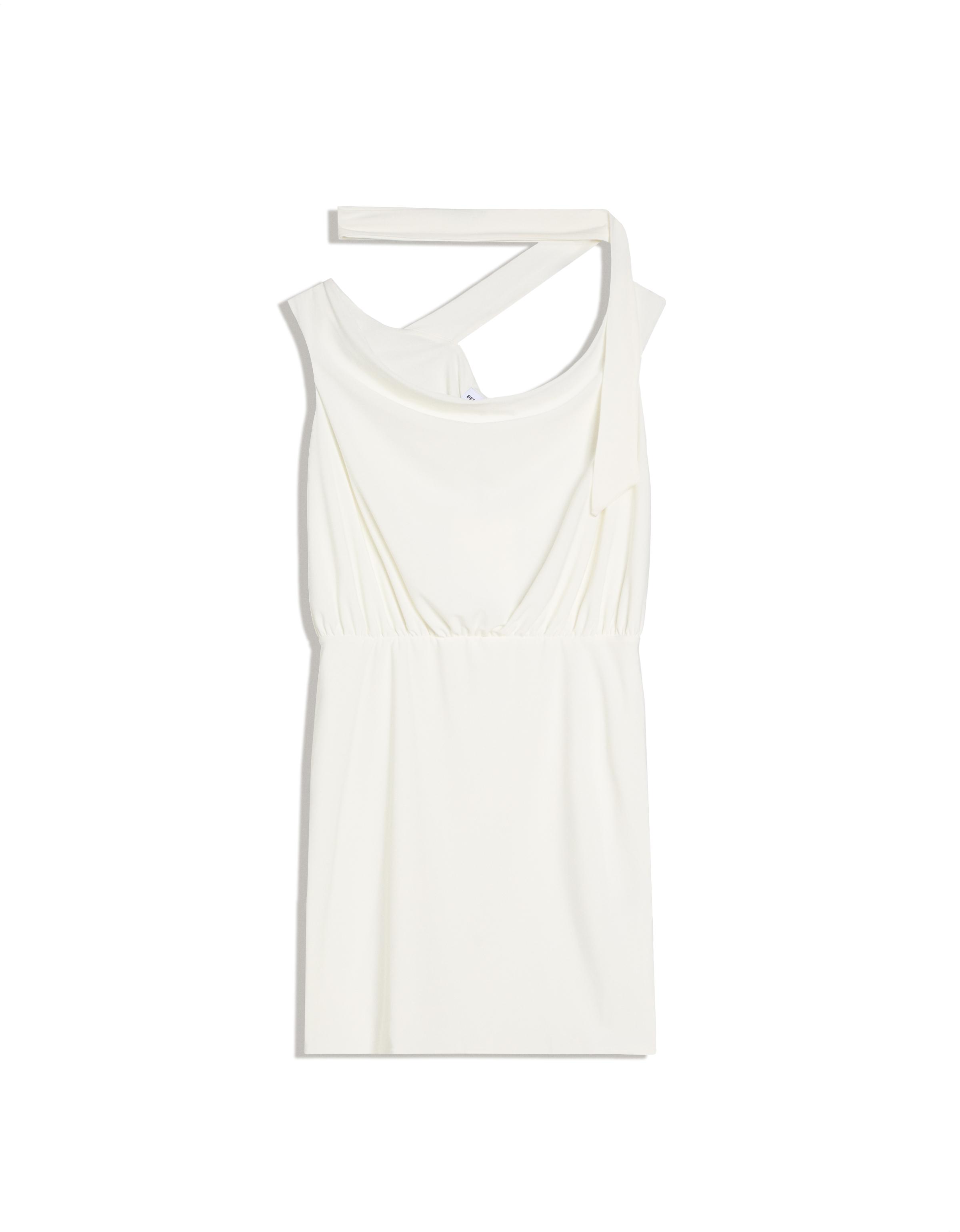 Bardot fular mini elbise - Görsel 33