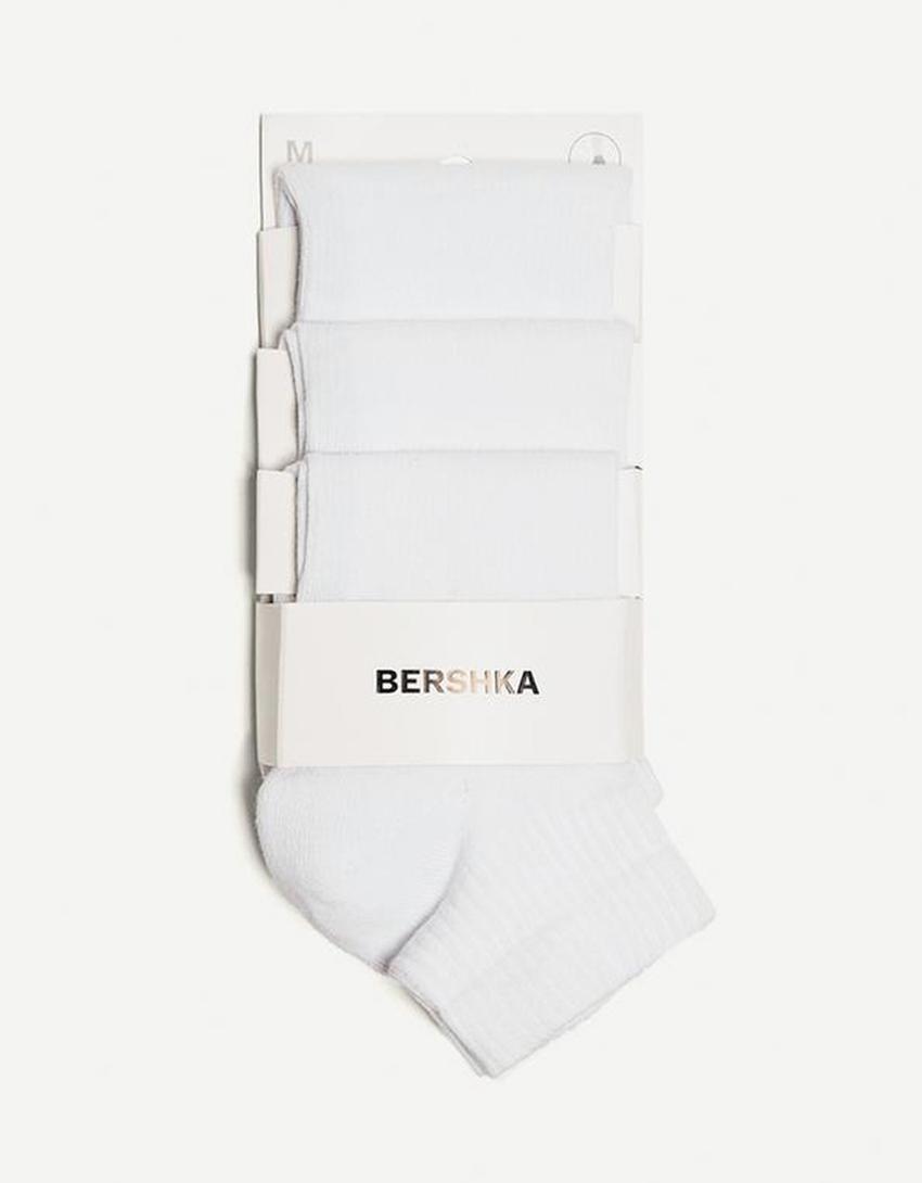 Pack 3 calcetines sport tobilleros-Blanco