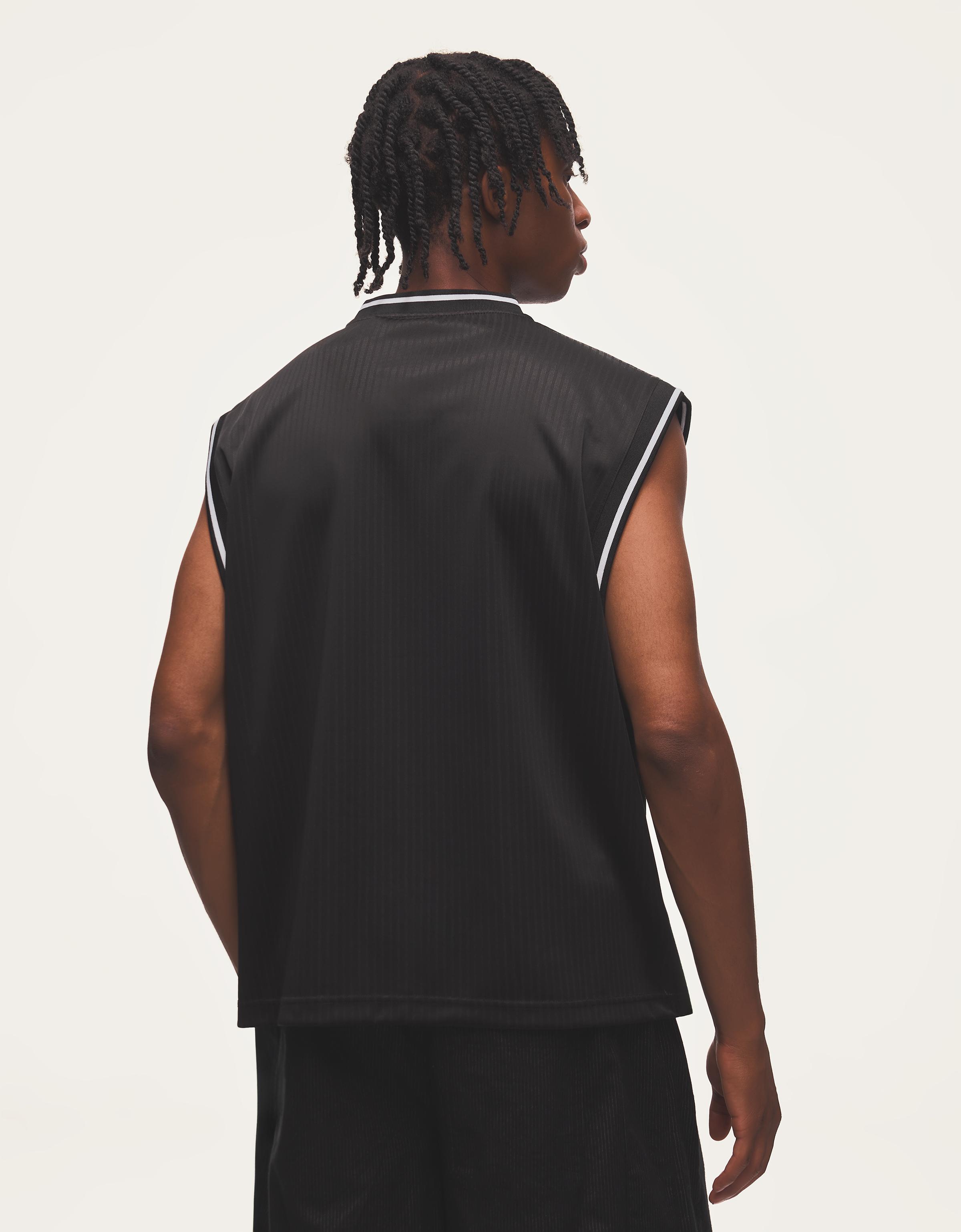 Technical worker T-shirt with print — Black