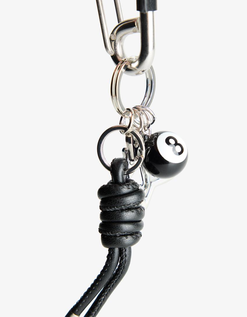 Karabiner kulcstartó-Ezüst-1