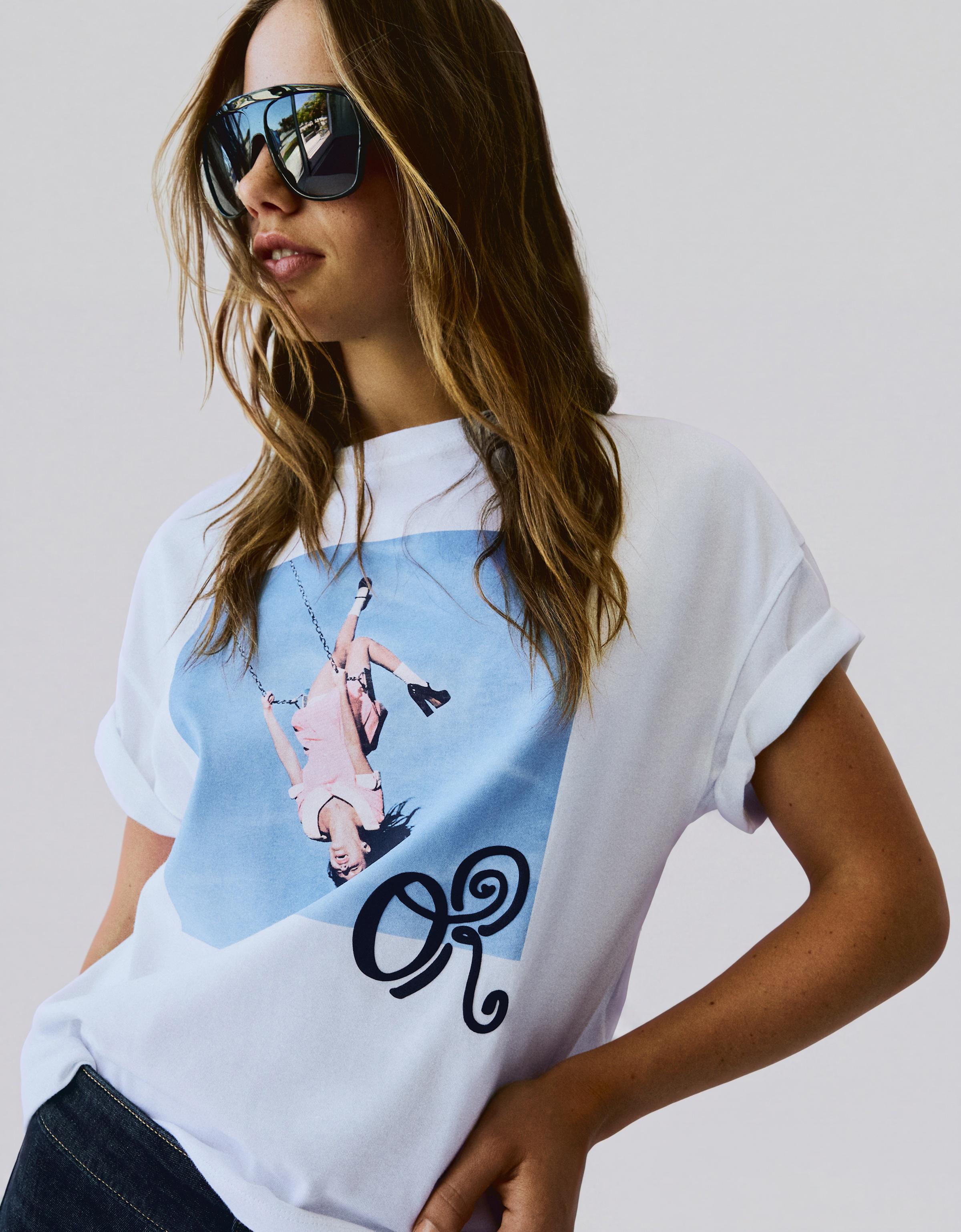 OLIVIA RODRIGO oversize T-shirt — Off white
