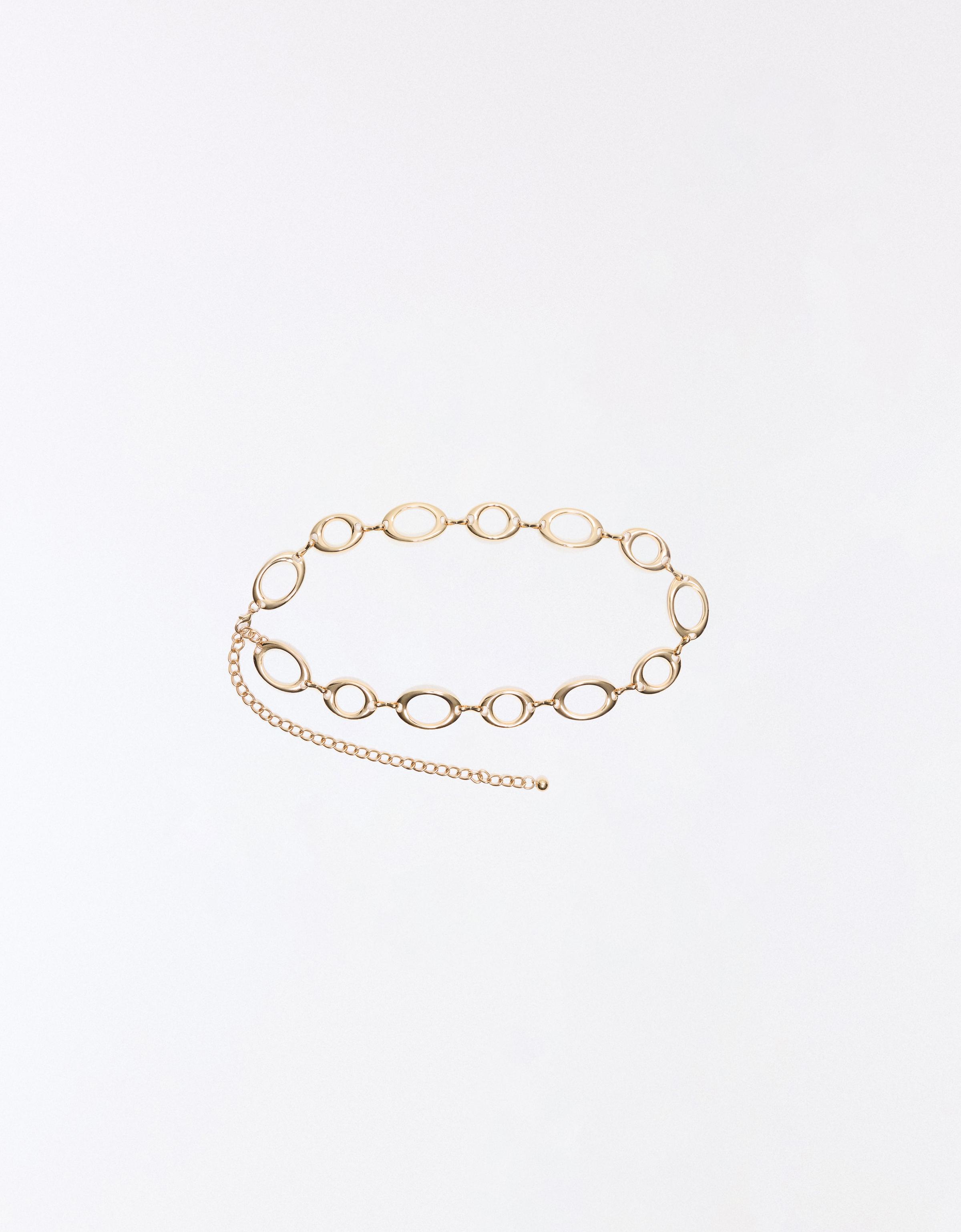 Ring chain belt — Gold