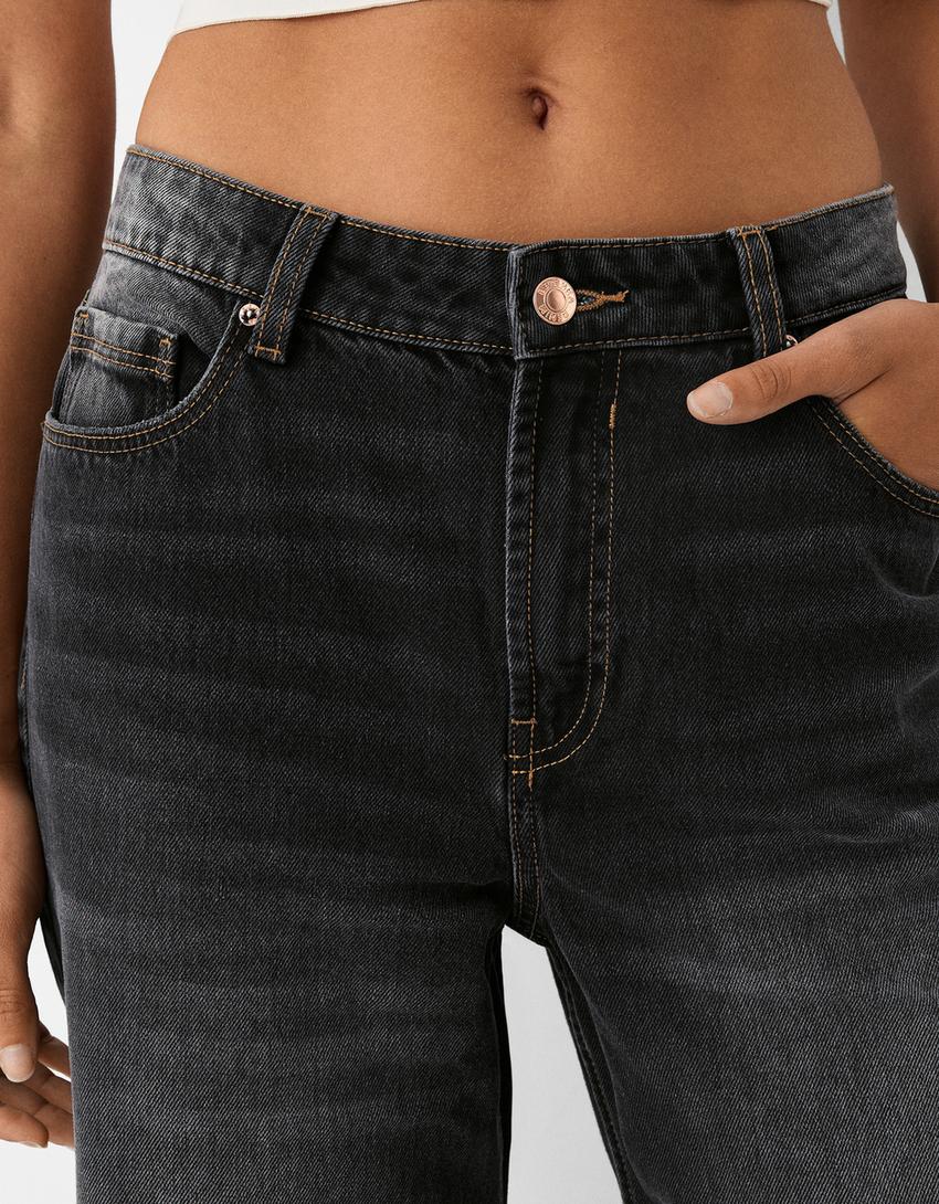 Jeans baggy-Negro