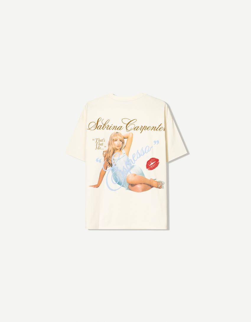 Sabrina Carpenter print short sleeve T-shirt