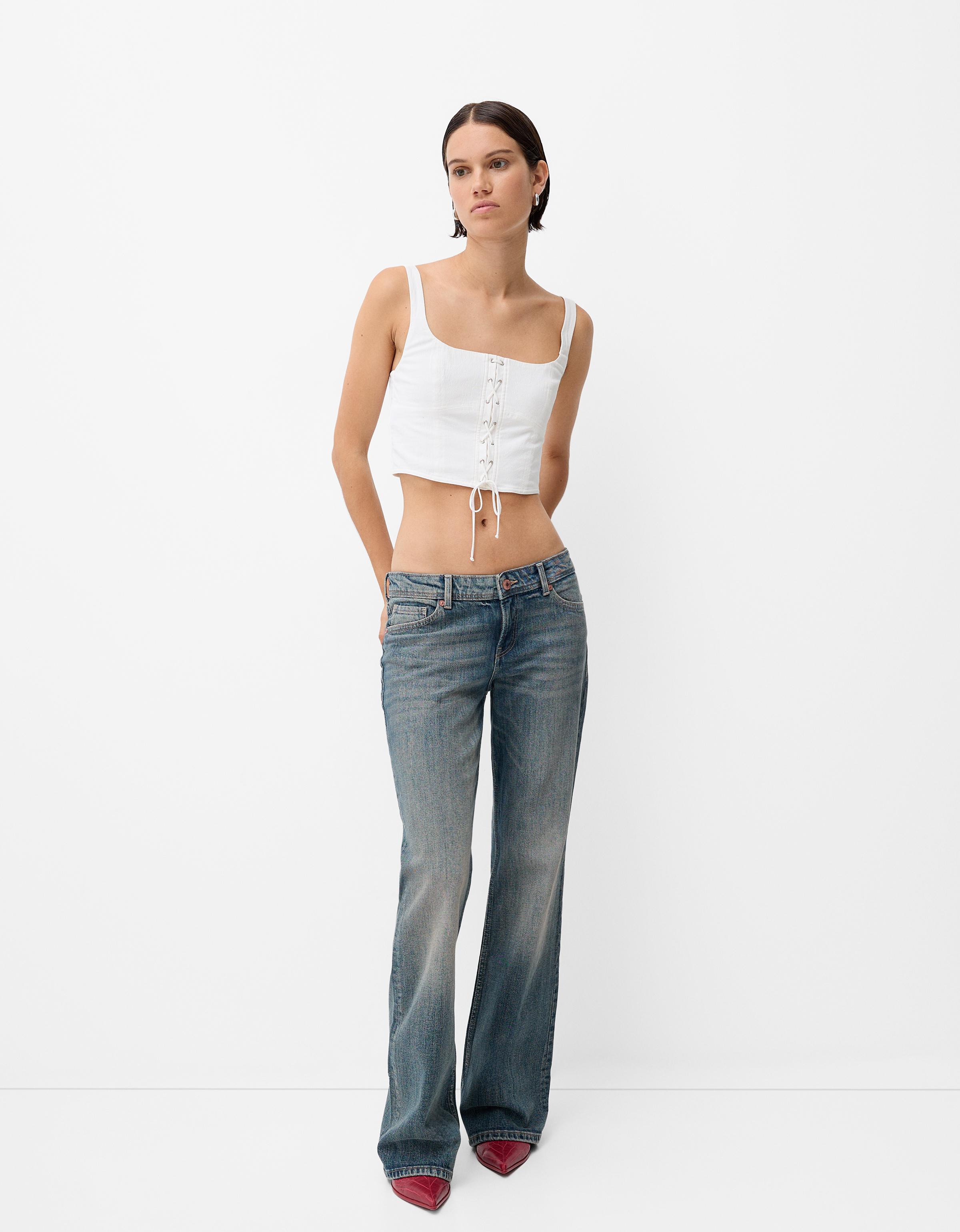 Jean bootcut shops femme taille basse