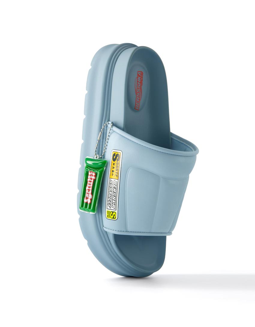 Sandales matelassées BERSSSHKA X SSSTUFFF-Bleu-7