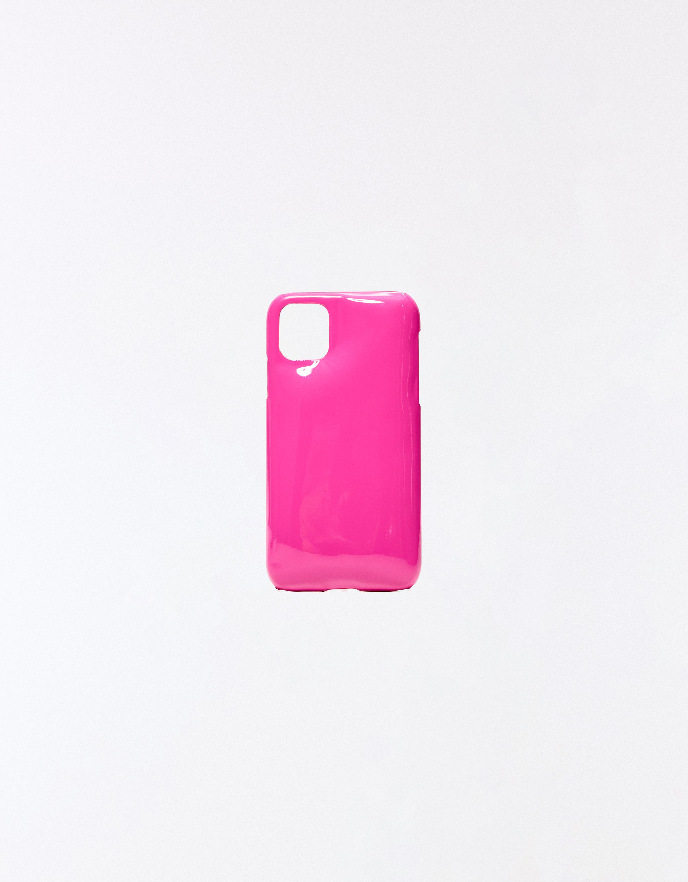Bershka Puffy Handytasche Damen Iphone 12 / Pro Fuchsia
