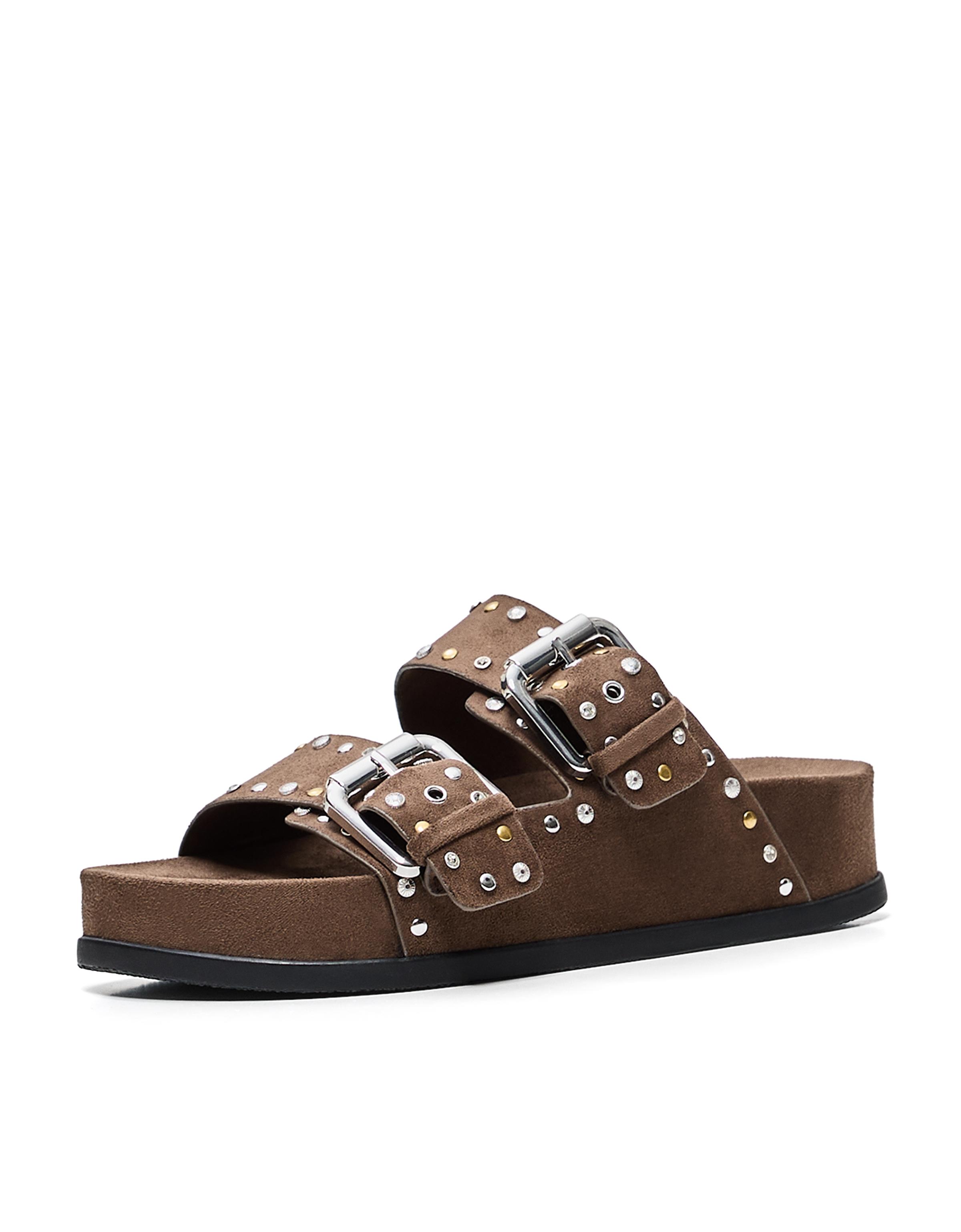 Tokalı düz sandalet - Görsel 47