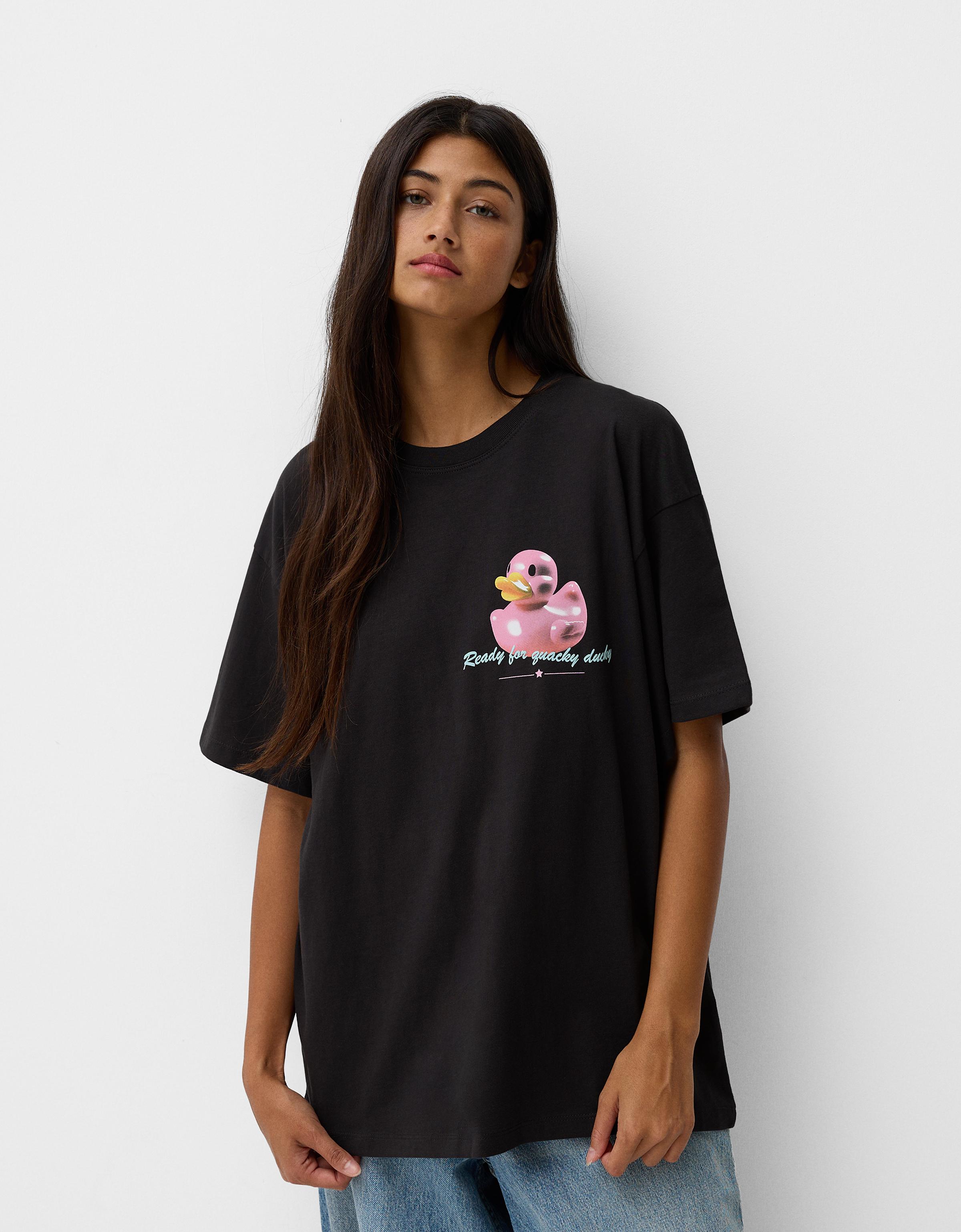 Bershka t shirt donna on sale