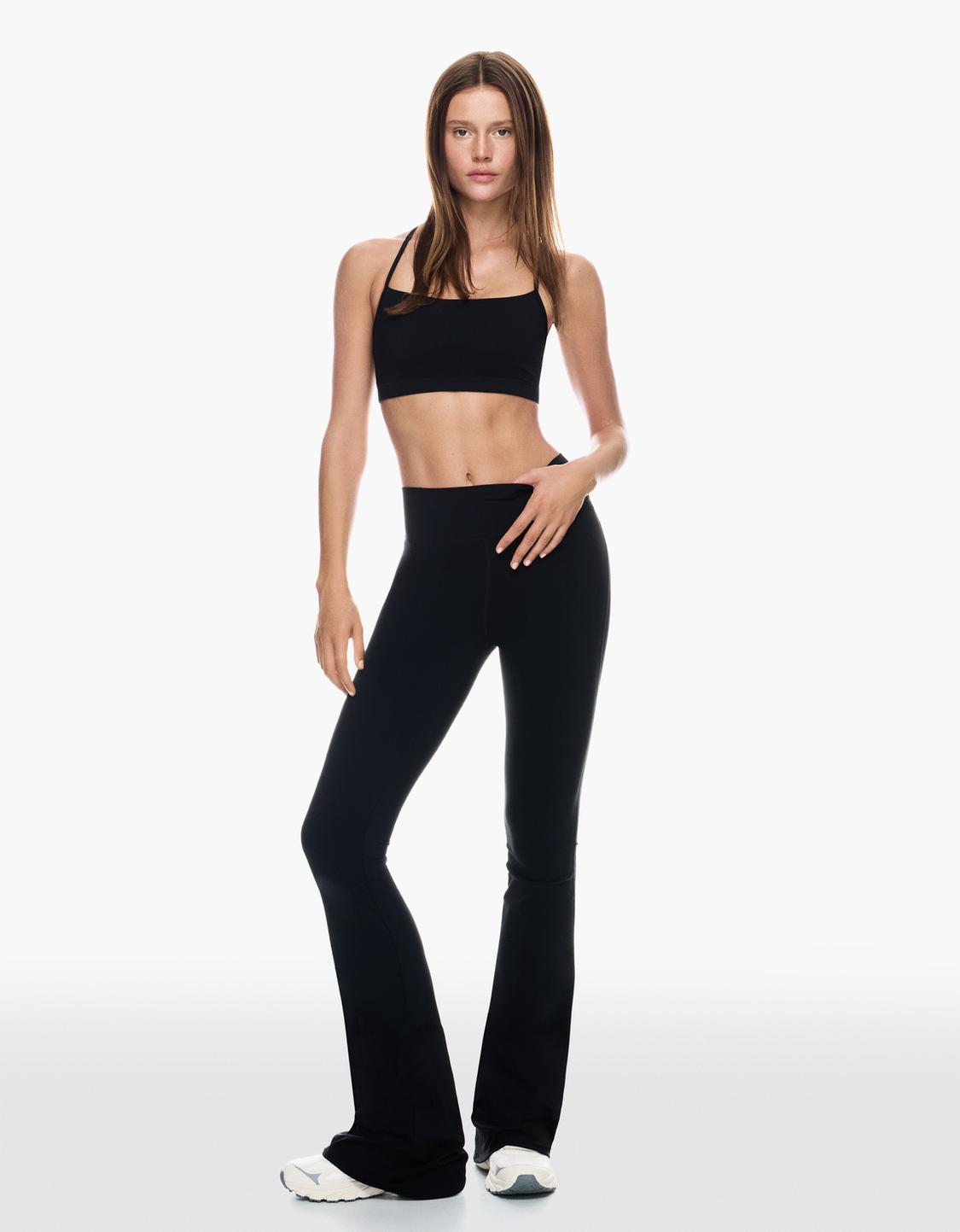 Top and flared trousers set