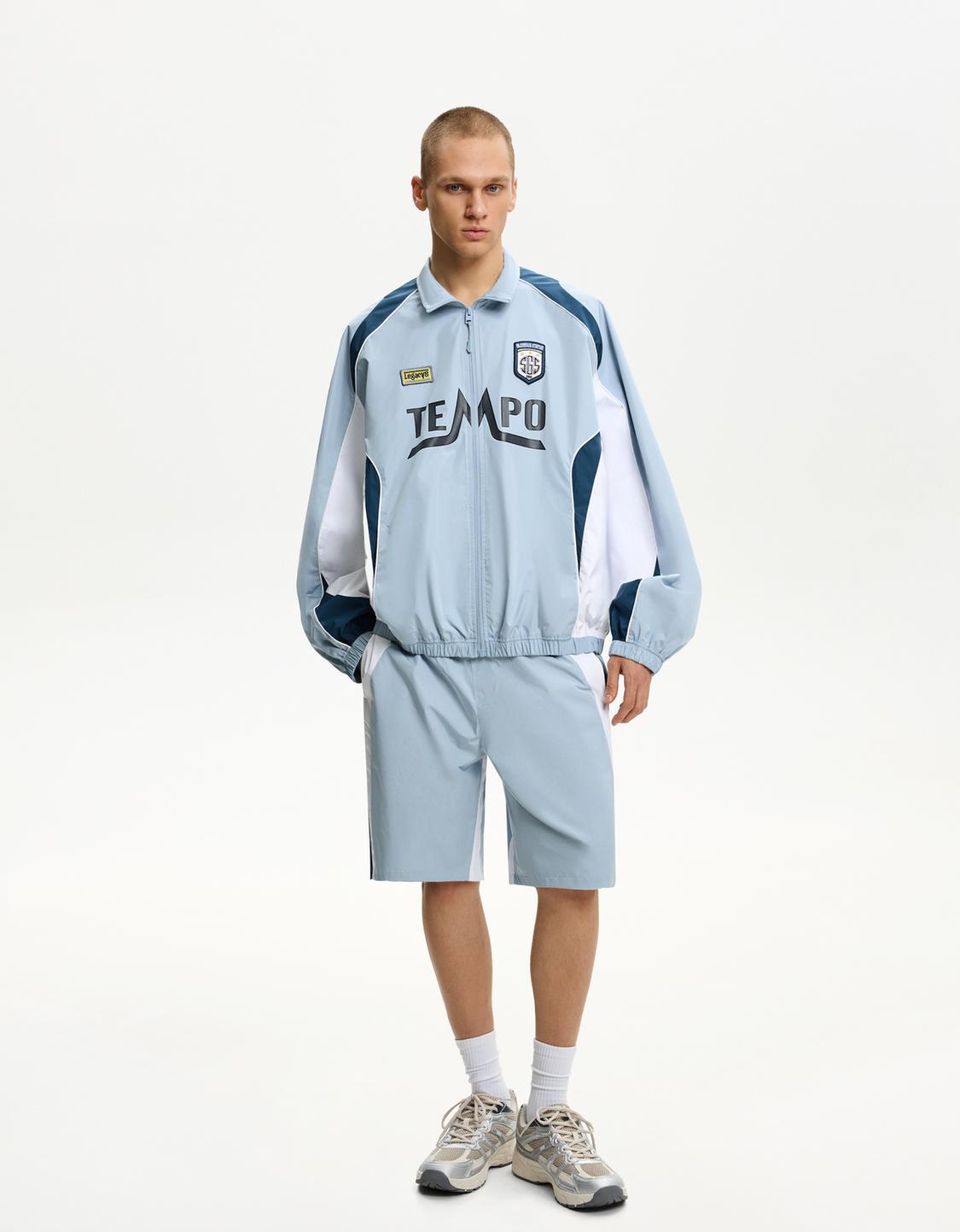 Technical jogger Bermuda shorts