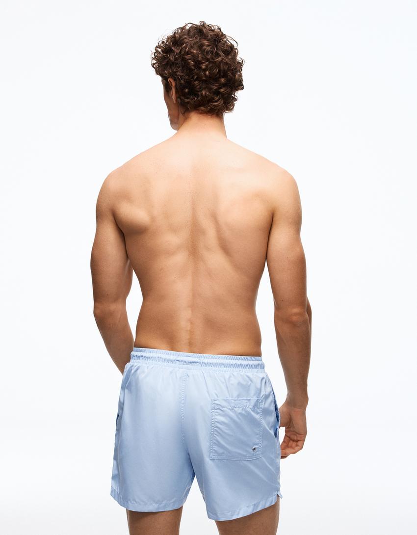 Basic Badeshorts-Hellblau