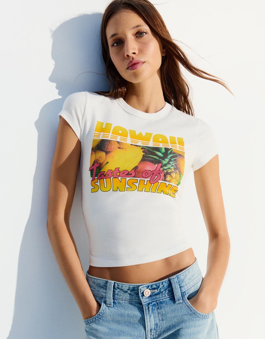 Short sleeve T-shirt-Off white
