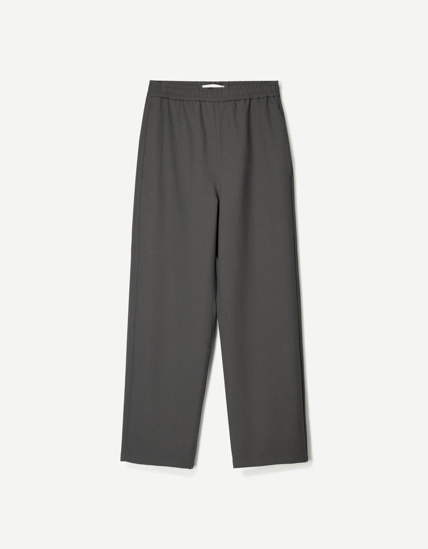 Straight fit tailored sweatpants