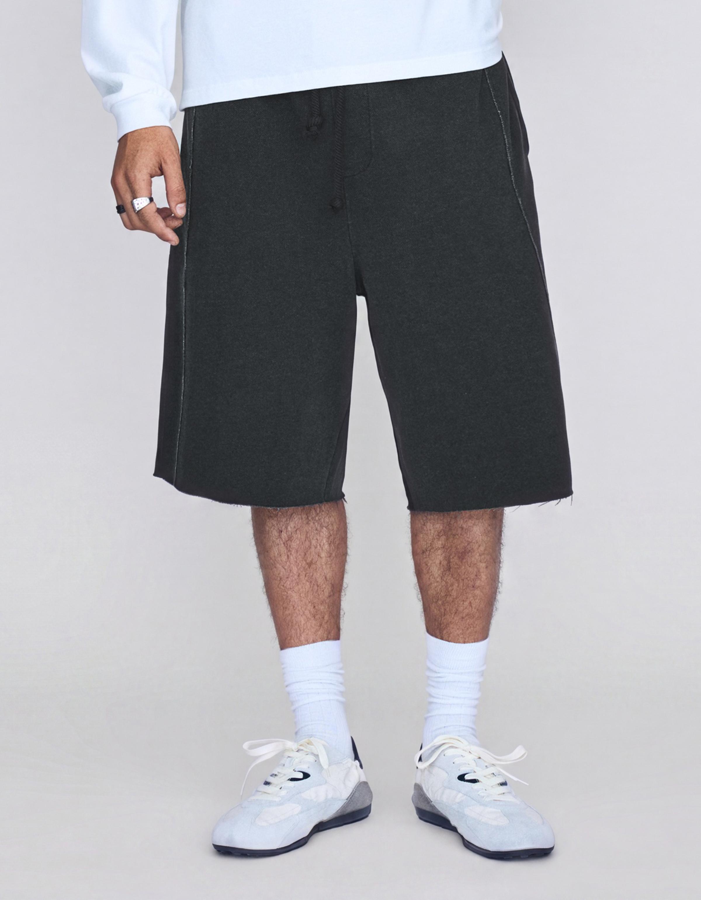 Baggy jort Bermuda shorts — Grey