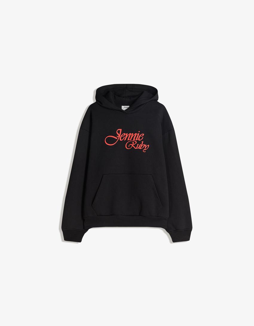 Suadoiro Jenny Ruby capucha print-Negro